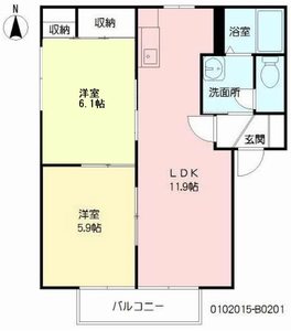 レーベンス富の原　Ｂ棟　＊ B0201号室