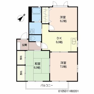 エティンセラー21 B棟 * B0201号-16