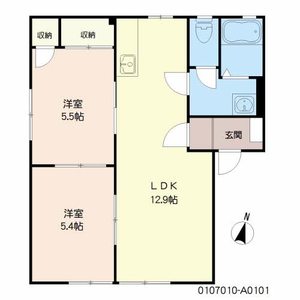 メゾン・ドマーニ　Ａ棟　＊＊ A0101号-16