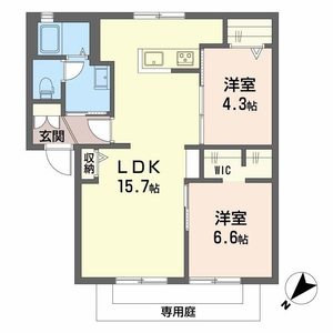 ヴィラ九産大前　Ｂ棟　＊ B0102号-2