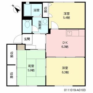Ｓｈａ　Ｍａｉｓｏｎ　Ｋ　＊ A0103号室