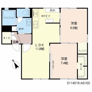 グレイスハイツ A棟 A0102号-16