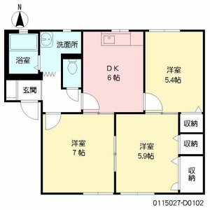 パークサイド久野　Ⅳ D0102号室