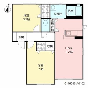 メゾン・ド・コンフォール A棟 ** A0102号-2
