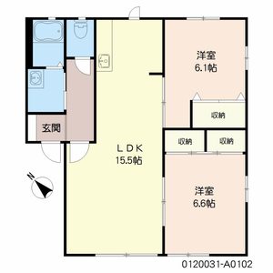 アヴェニールパルク２１Ⅱ　Ａ棟　＊ A0102号-12