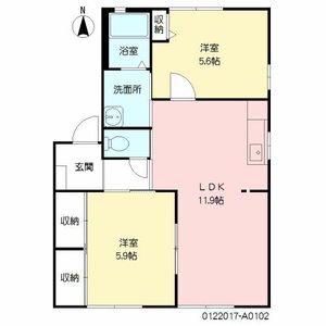 ソレーユ森町　Ａ棟　＊＊ A0102号-16