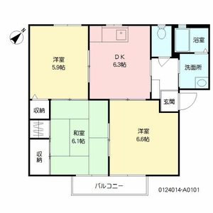 サニーヒルズ　Ａ棟　＊＊ A0101号-15