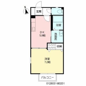 プランドールミニヨン　Ｂ棟　＊＊ B0201号室