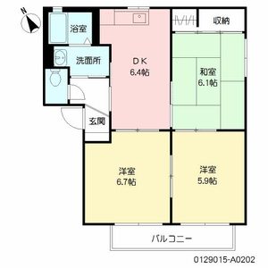 ラフォーレ．クルリ　ａ棟 A0202号室