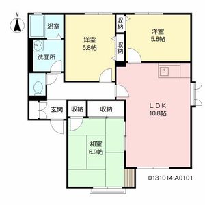 セントラルハイツ　Ａ棟 A0101号室