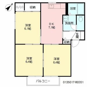 フォーレス神崎　Ｂ棟　＊ B0201号室