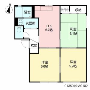 バリュージュ雄希　Ａ棟　＊＊ A0102号-14