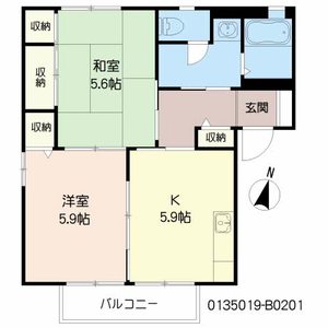 バリュージュ雄希　Ｂ棟　＊＊ B0201号室