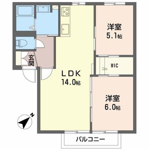 フレグランス若木台　＊ B0203号室