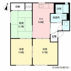 ソルジェンテ　Ｂ棟　＊＊ B0101号室