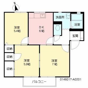 アーバン森町　Ａ棟　＊＊ A0201号-16