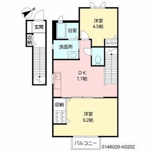 パークサイドＭ　＊＊ A0202号室