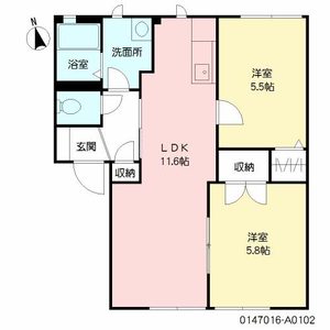 ノーズヴィラ一番館　＊ A0102号室