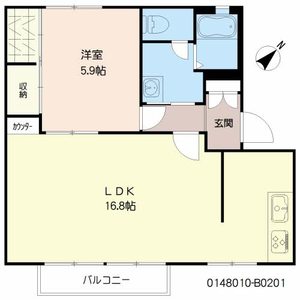 コーポウォームライフ　Ｂ棟　＊＊ B0201号-2