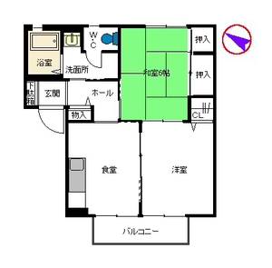 メゾンかわばたⅡ　＊＊ A0102号室