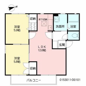 グラン・シャーメゾン　Ｄ棟　＊＊ D0101号-16