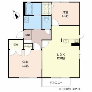 バリュージュたかき　Ｂ棟　＊ B0201号室