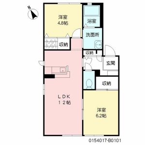 アイレフ　Ｂ棟　＊＊ B0101号-16