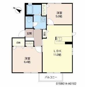 ＦＬＡＴ　１６　＊＊ A0102号室