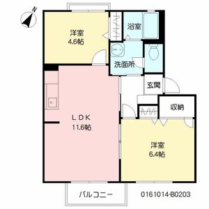 グレースハイム　Ｂ棟　＊＊ B0203号室