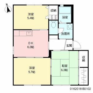 グランメゾン　サンフラワー　Ｂ棟　＊ B0102号室