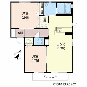 シャルマンメゾン大川　Ａ棟　＊＊ A0202号室