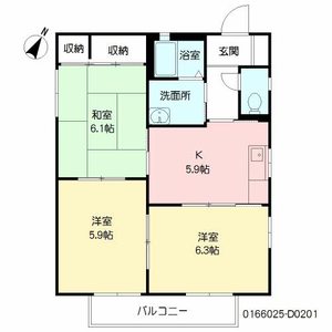 リバティヒルズ　Ｄ棟 D0201号室