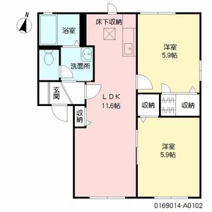 メゾンドヤマシタ　＊＊ A0102号室