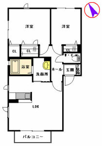 シトラスガーデン門司港　Ｂ棟　＊＊ B0201号室