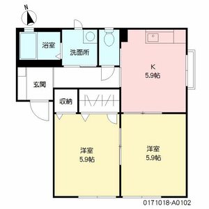 メゾン　フリージア　Ａ棟　＊ A0102号-16