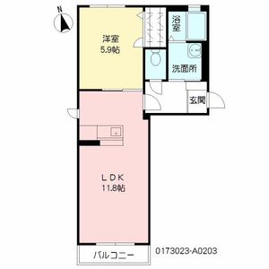 シャーメゾン大牟田　＊＊ A0203号室