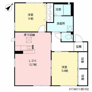 アコール　Ⅱ棟　＊＊ B0102号-16