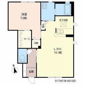 ブランシェ浮之城　＊ A0103号室