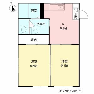 メゾン二本松　＊ A0102号室