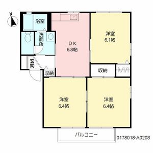 ドルチェ　Ａ棟　＊ A0203号室