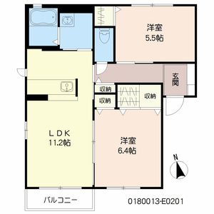 レシデンシア小森野　Ｅ棟 E0201号室