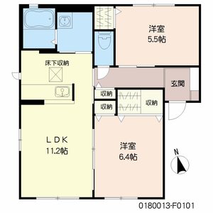 レシデンシア小森野　Ｆ棟 F0101号室