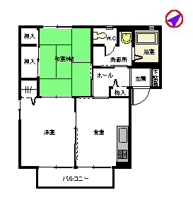 メゾン橘 B棟 * B0101号-13