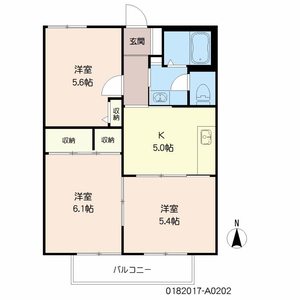 ペアーレ葛木　Ａ棟　＊＊ A0202号-16