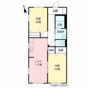 ペアーレ葛木　Ｃ棟　＊＊ C0101号-15