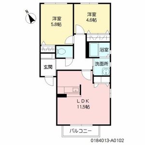 メゾン・ド・シャルマン　＊＊ A0102号室