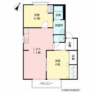 アイナＡＪ　２棟　＊＊ B0201号-16