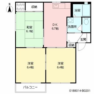 エクセレント川副　Ｂ棟　＊＊ B0201号-16