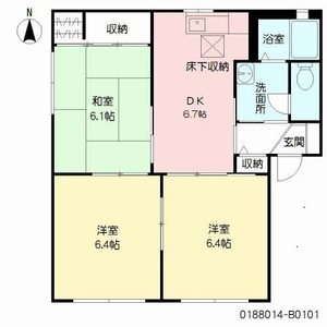 エクセレント川副　Ｂ棟　＊＊ B0101号-13