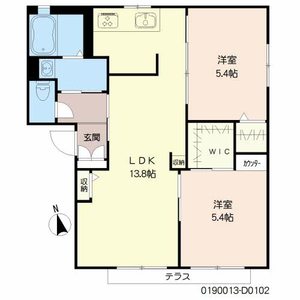 コンフォール川原田　Ｄ棟　＊ D0102号室